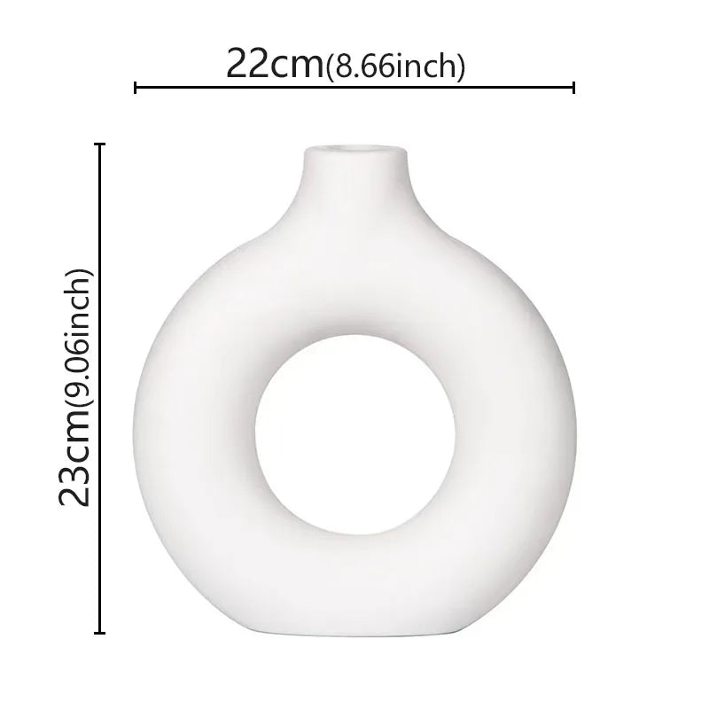 Serene Circle Minimalist Vase