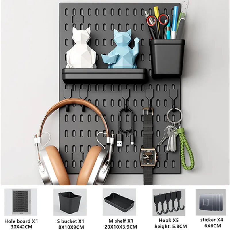 WellNest Modular Wall Pegboard Organizer