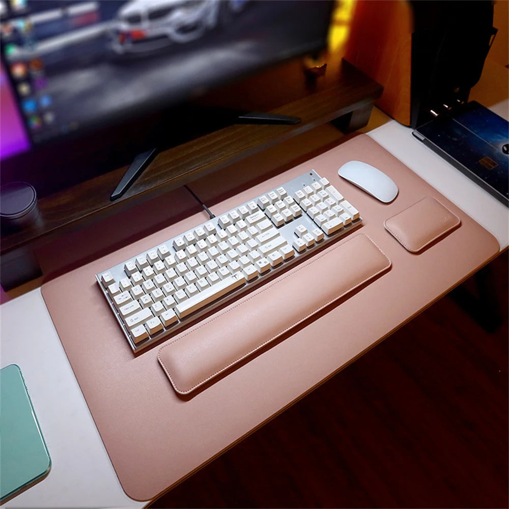 Wellnest Ergonomic Wrist Rest & Desk Mat Set