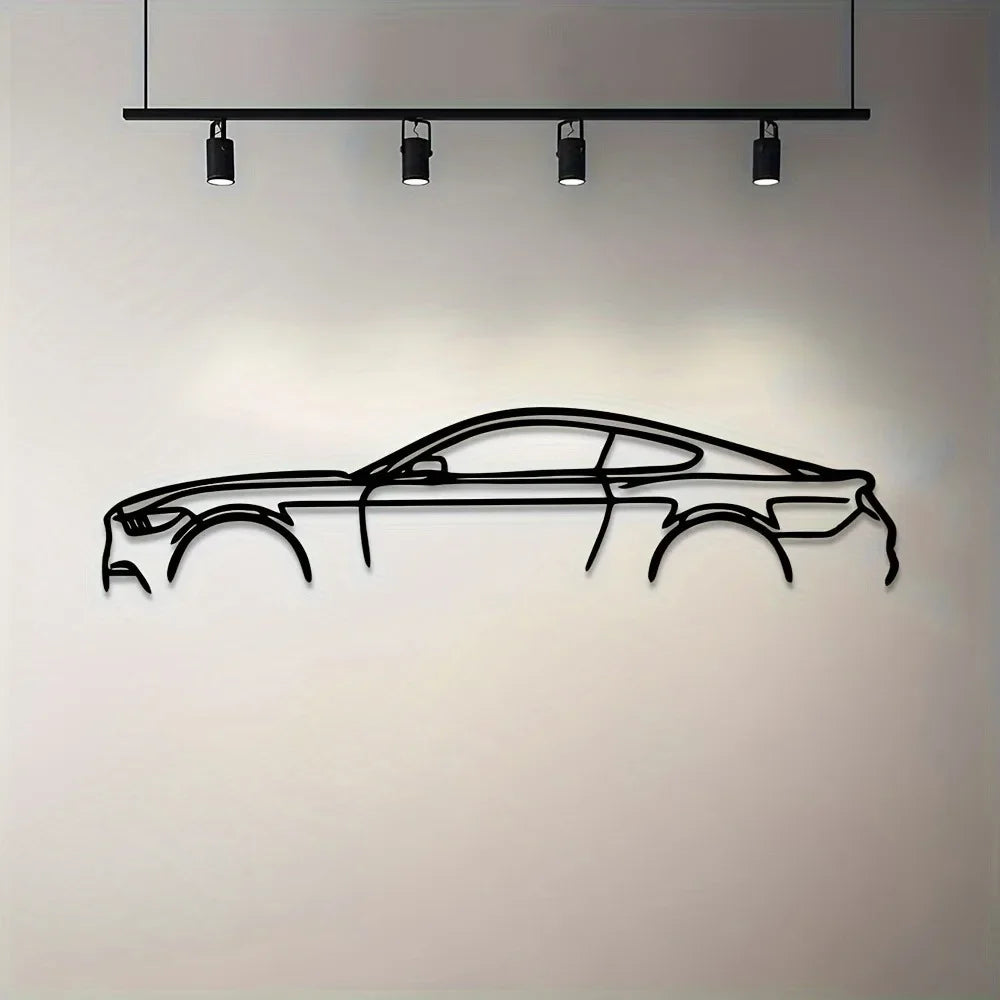 WellNest Metal Car Wall Art