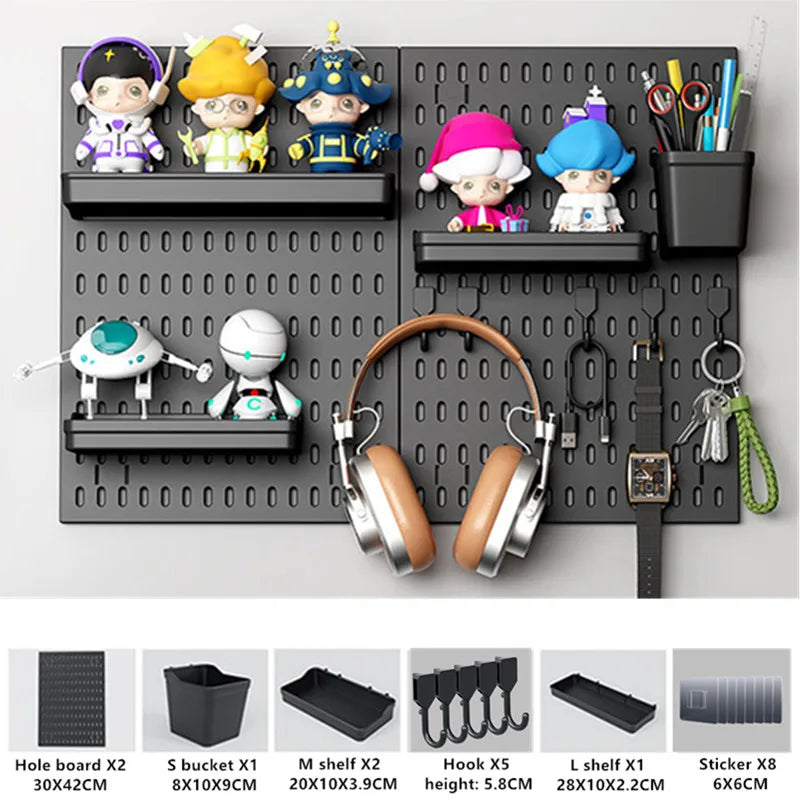 WellNest Modular Wall Pegboard Organizer