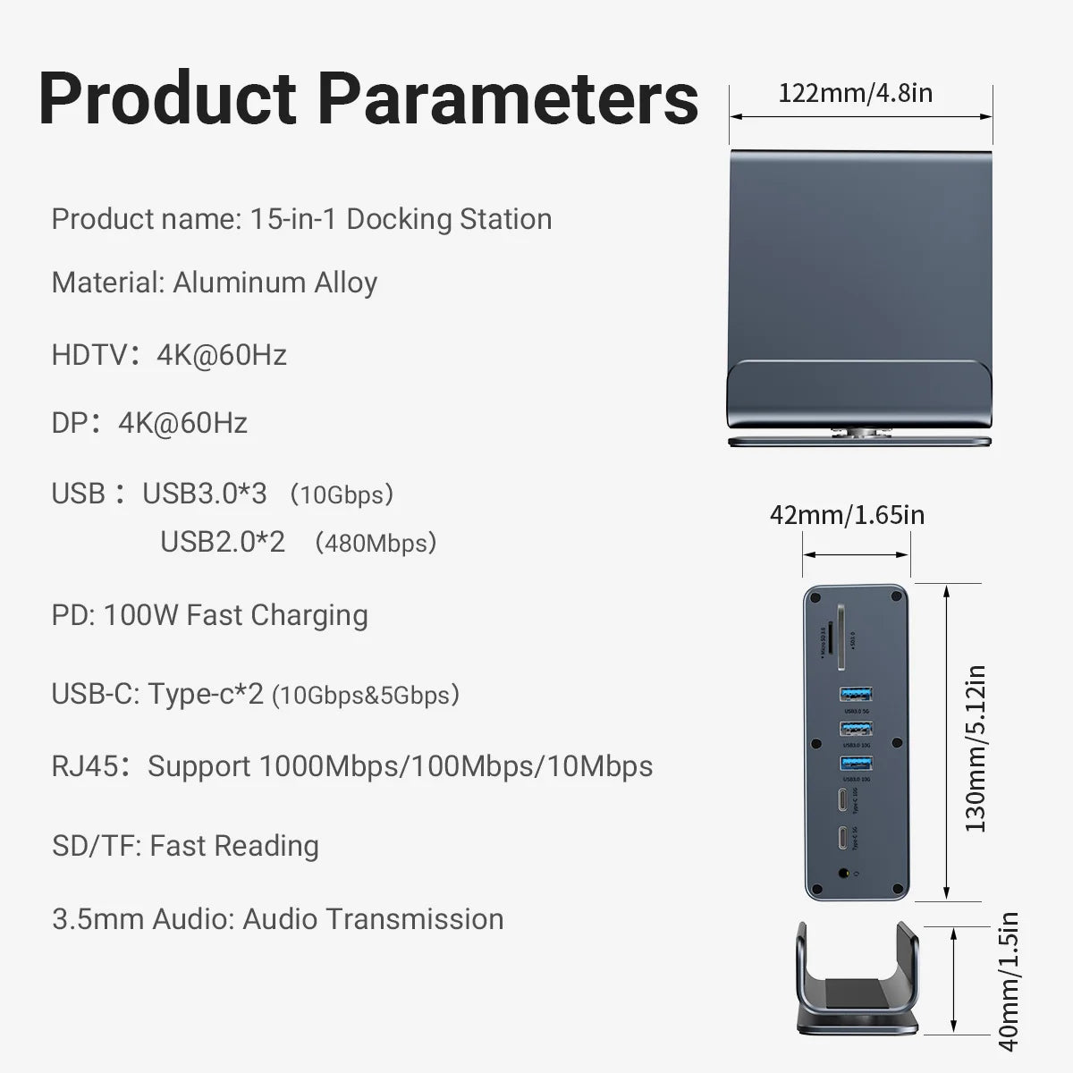 Wellnest 15-in-1 USB-C Docking Station – Ultimate Connectivity Hub