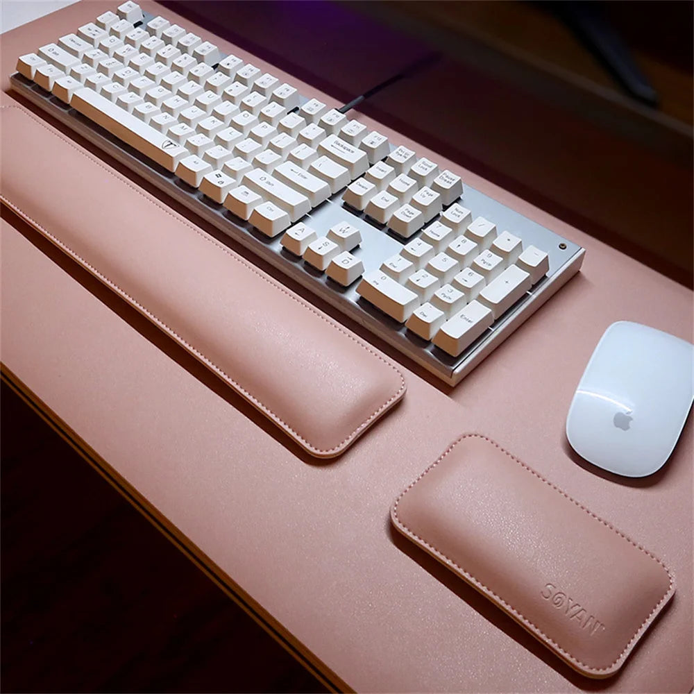 Wellnest Ergonomic Wrist Rest & Desk Mat Set