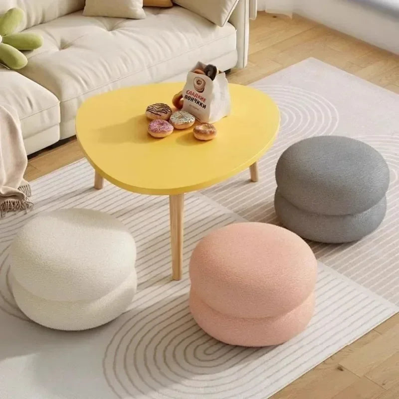 Lamb Plush Stool