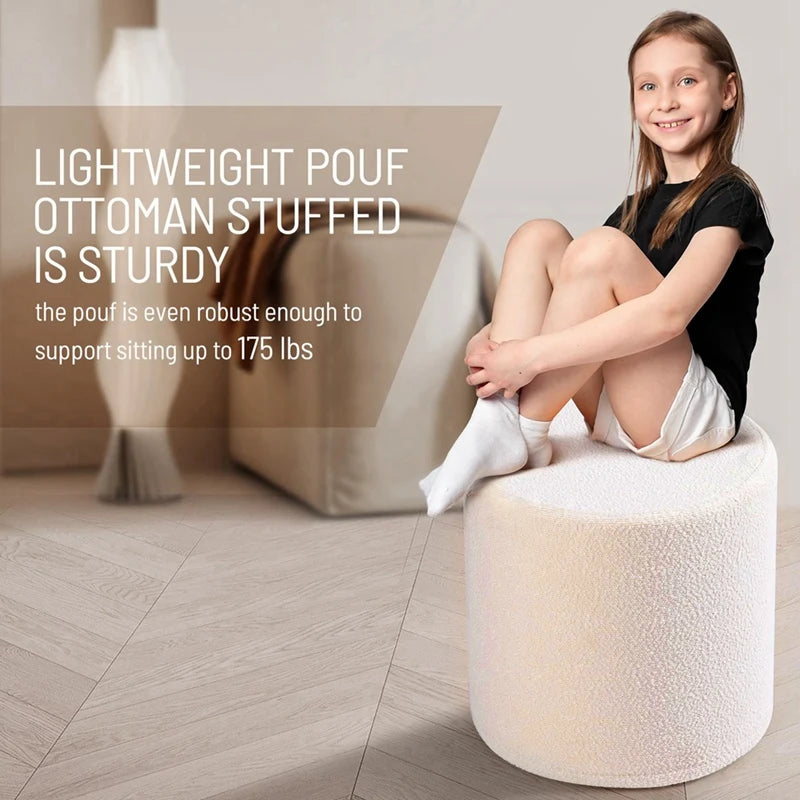 Wellnest Cozy Bouclé Ottoman