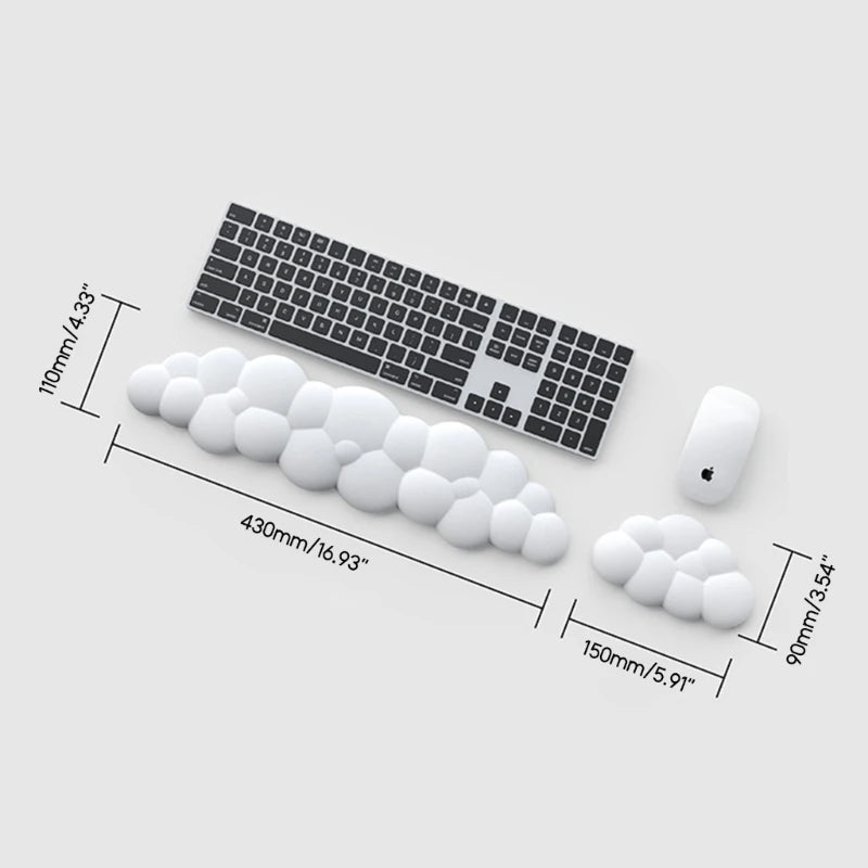 Wellnest Cloud Shape Wrist Rest Pad