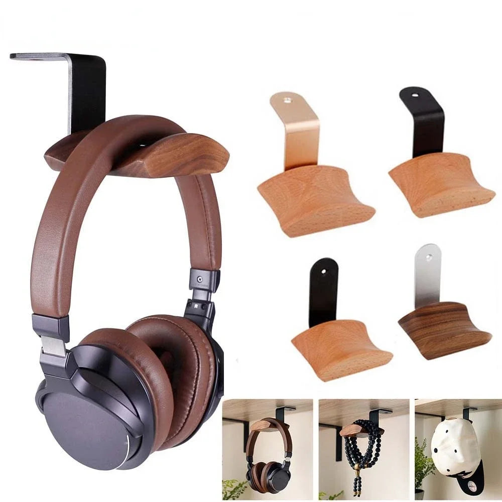 Wellnest Premium Wooden Headphone Stand