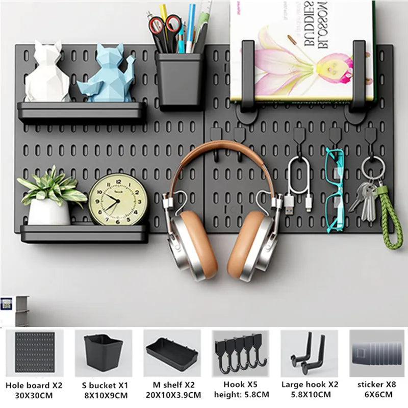 WellNest Modular Wall Pegboard Organizer