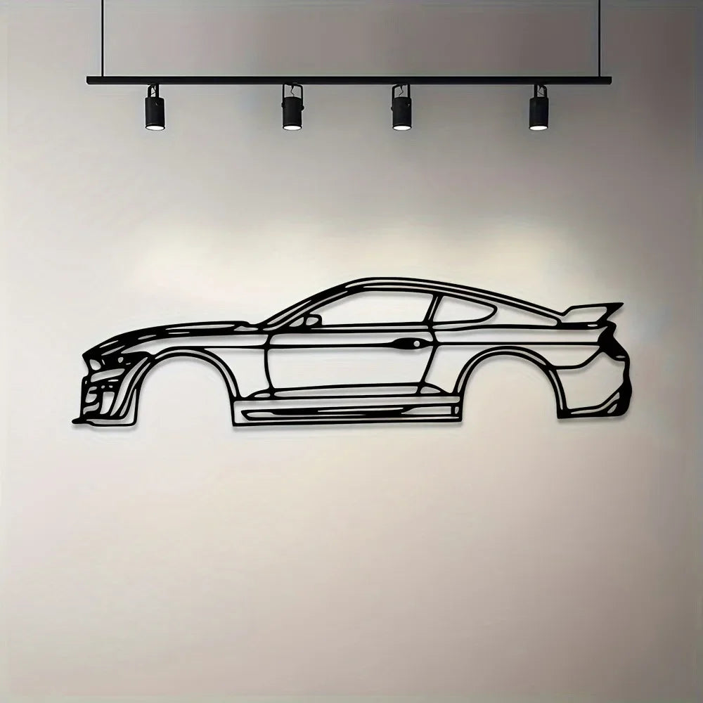 WellNest Metal Car Wall Art