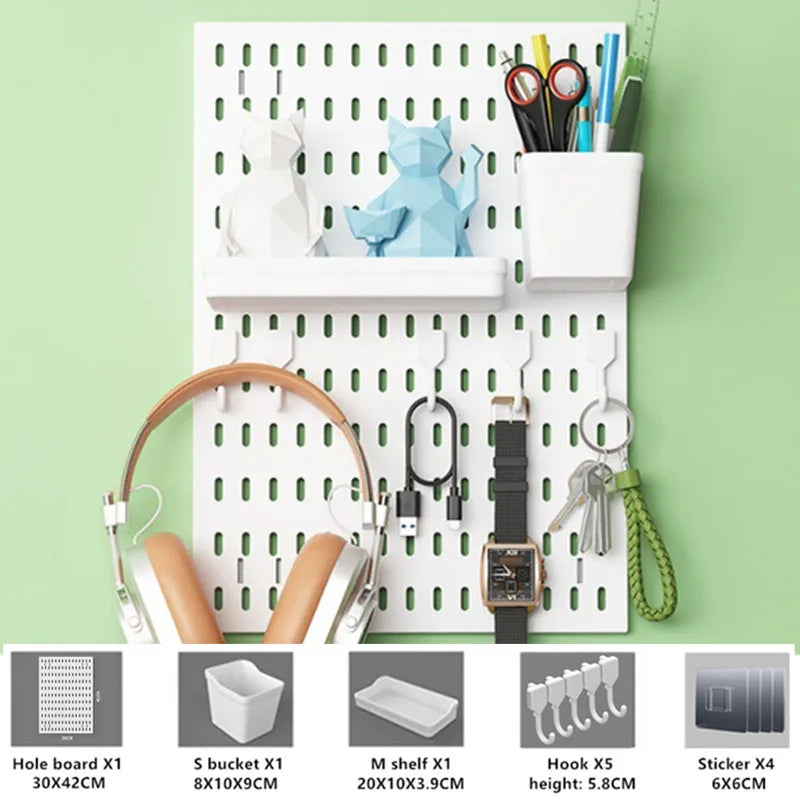 WellNest Modular Wall Pegboard Organizer