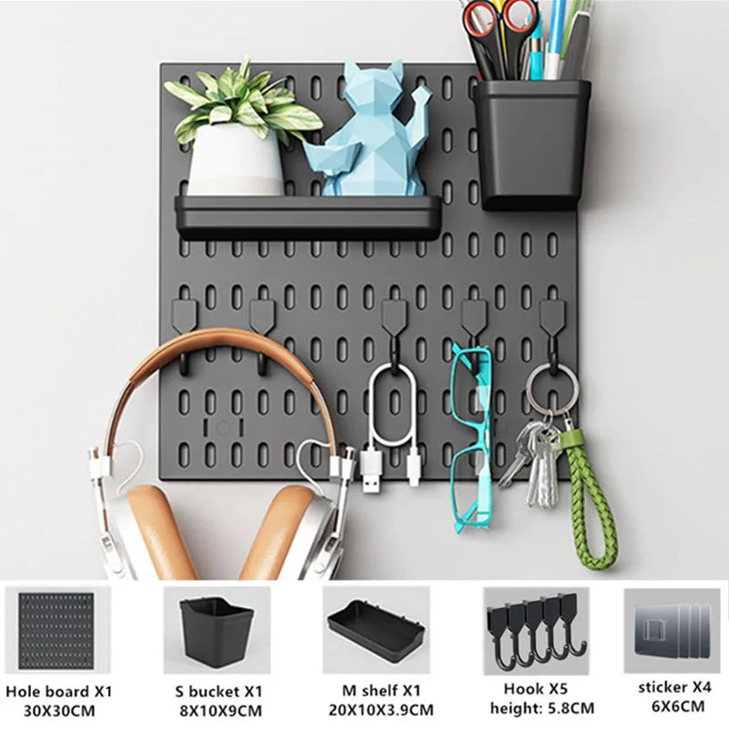 WellNest Modular Wall Pegboard Organizer