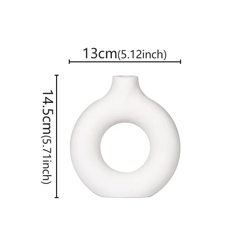 Serene Circle Minimalist Vase